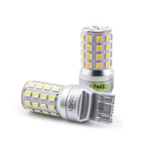 5 WATTS - 10-30 volts - CAR LED SIGNAL Light - T20 Led -7440 base - white - D20*53MM - T20-45L-W- AZLED